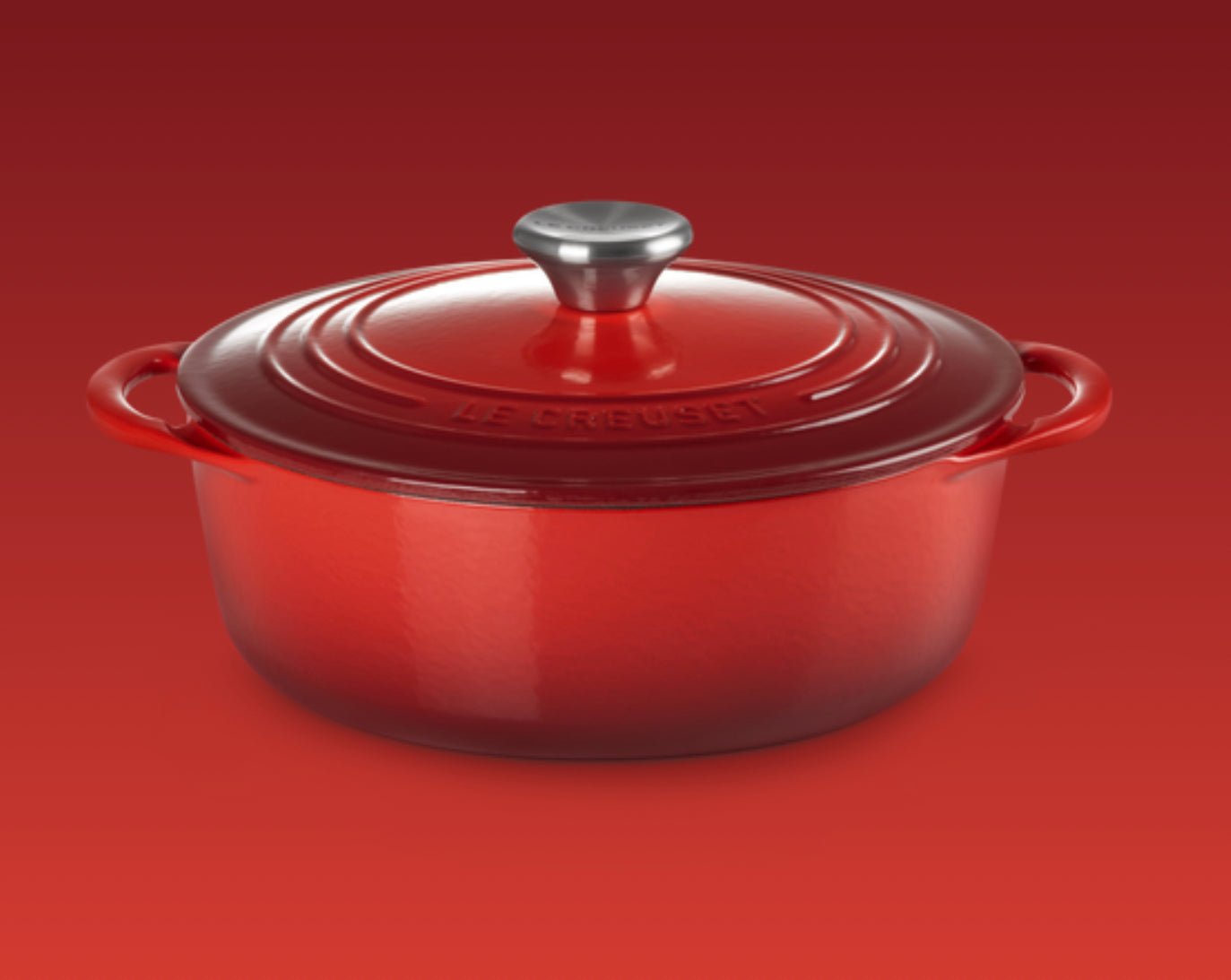 Le creuset - Cerise Round Bis Casserole 22cm