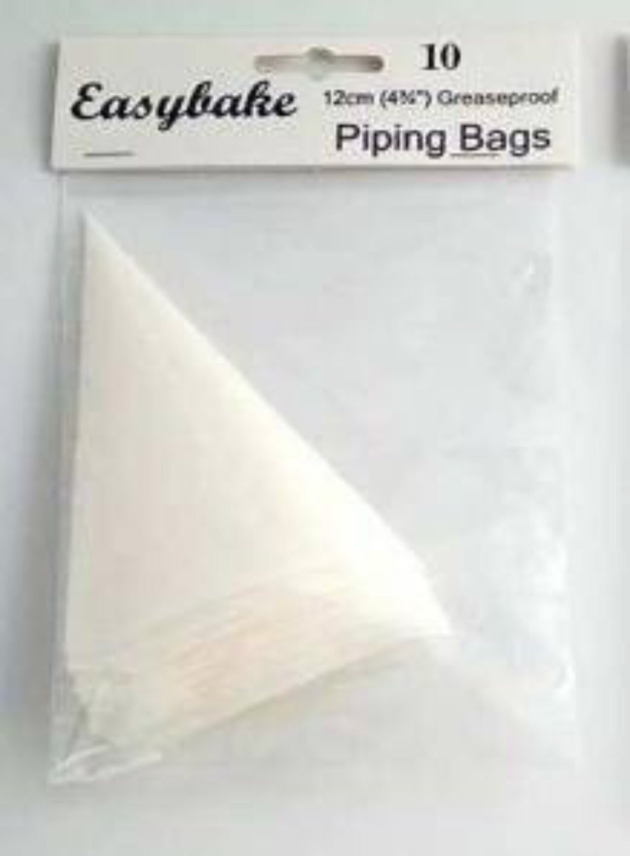 Easybake 10 Grease Proof Piping Bag 4"/12cm