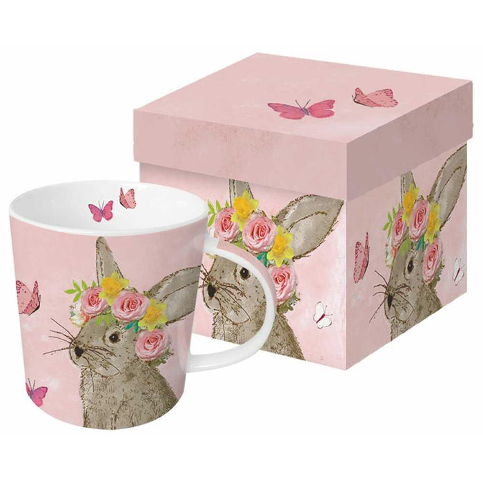 PPD - Gift Set Of Easter Bunny Ceramic Mug & Napkins