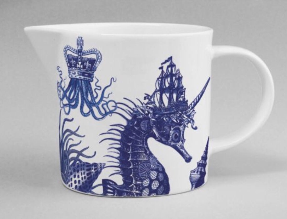 Repeat Repeat - Cobaltic Sea Jug - Seahorse