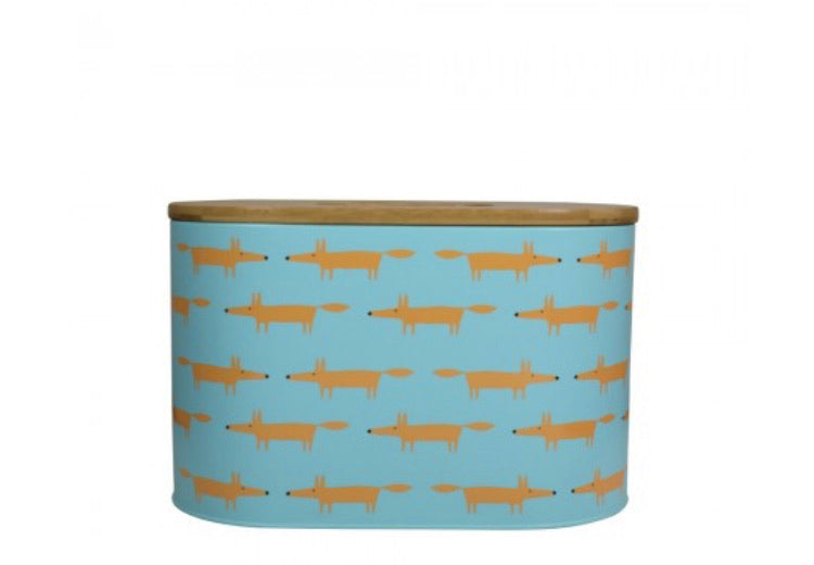 Scion Living - Mr Fox Bread Bin 8 Litre Blue