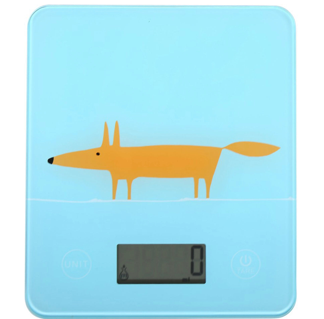 Dexam Scion Living Mr Fox Electronic Kitchen Scale - Blue