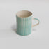 Musango Sgraffito Stripe Demi Mug - Mint