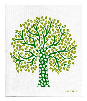 Jangneus - Green Tree Dishcloth