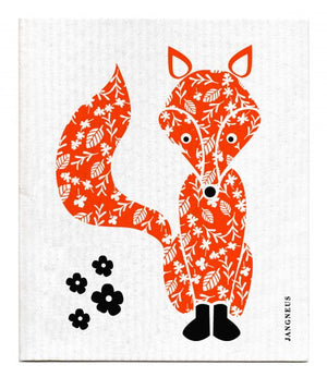 Jangneus Orange Fox Dishcloth