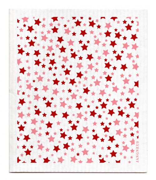 Jangneus Pink Burgundy Sparkle Dishcloth