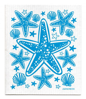 Jangneus - Turquoise Starfish Dishcloth