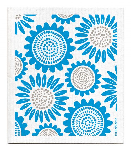 Jangneus - Turquoise Sunflower Dishcloth