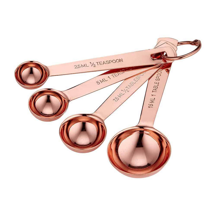 Ladelle Lawson Copper Measuring Spoons Set of 4