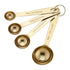 Ladelle Lawson Gold Plated Measuring Spoons Set Of 4