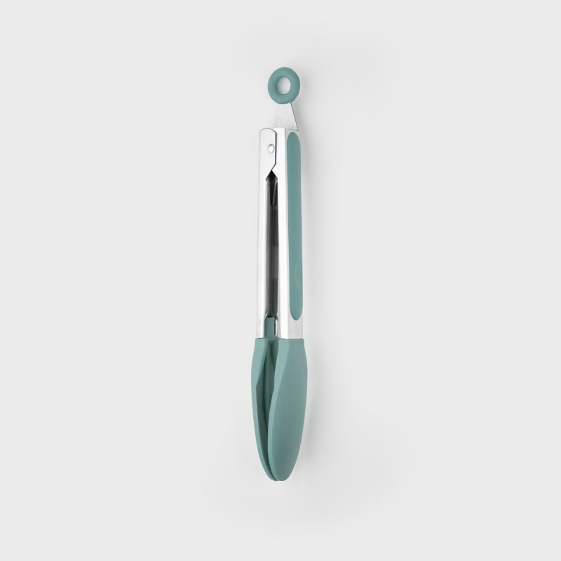 Taylor's Eye Witness Stainless Steel Silicone Tongs Aqua