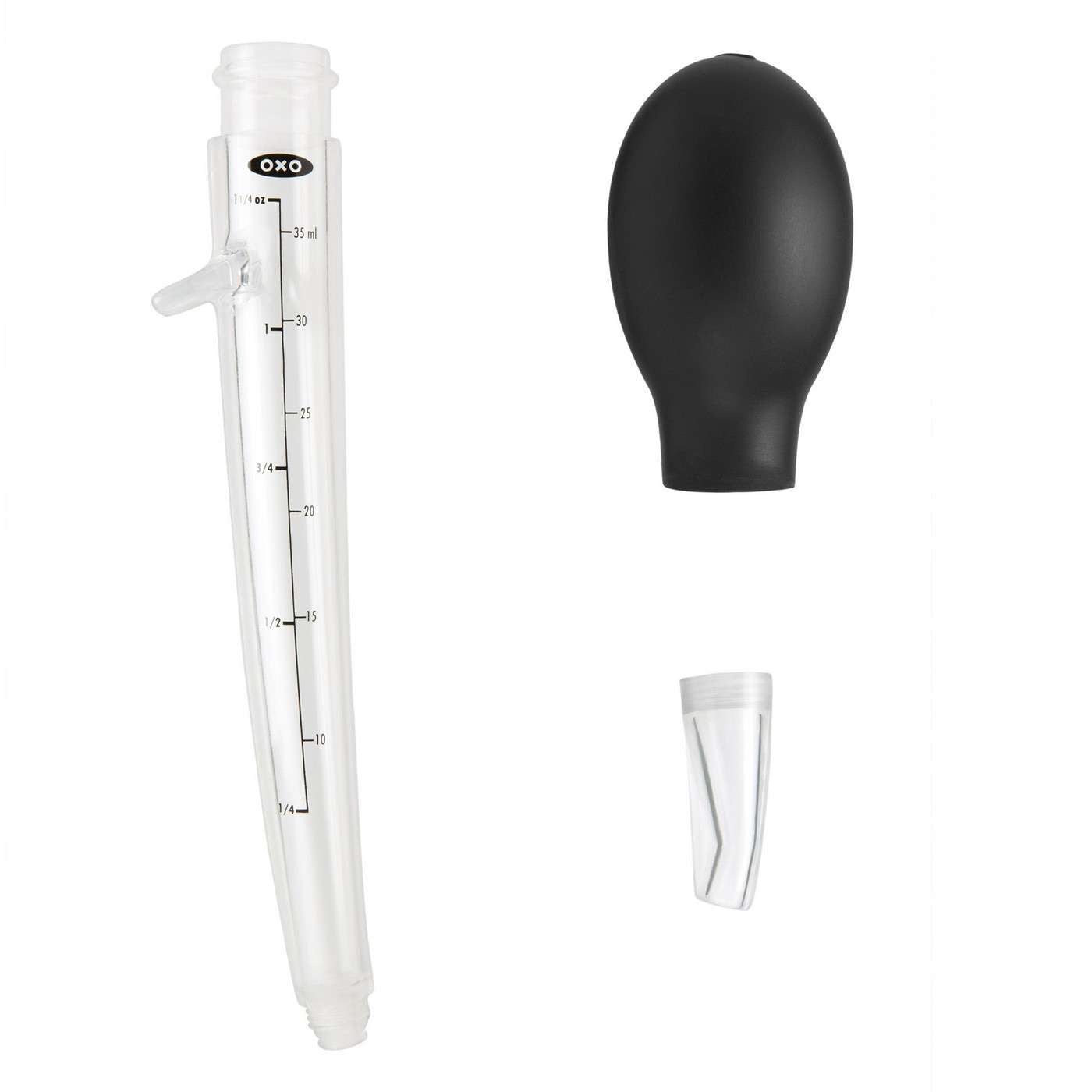 OXO Good Grips - Angled Baster With Cleaning Brush