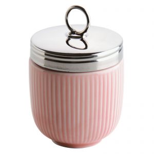 Fluted Egg Coddler - Pink