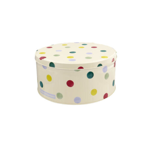 Emma Bridgewater - Polka Dot Design Large Round Cake Tin 24.5cm