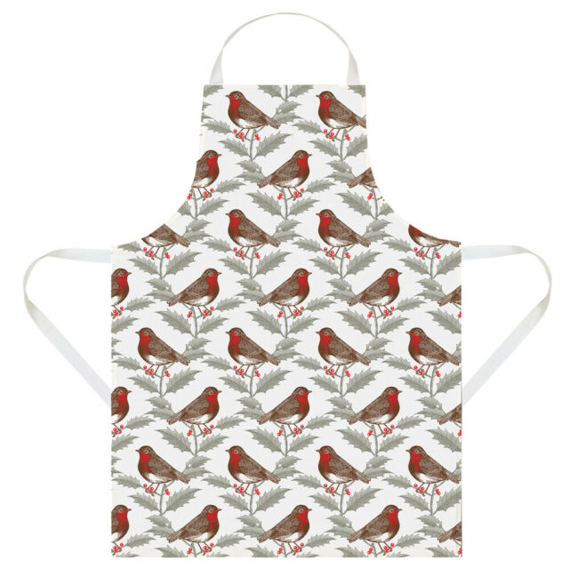 Thornback & Peel Robin & Holly Apron