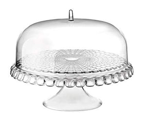 Guzzini - Tiffany Cake Stand with Dome - Acrylic Clear