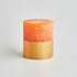 St Eval Orange & Cinnamon Gold Dipped Pillar 3.5 x 4"